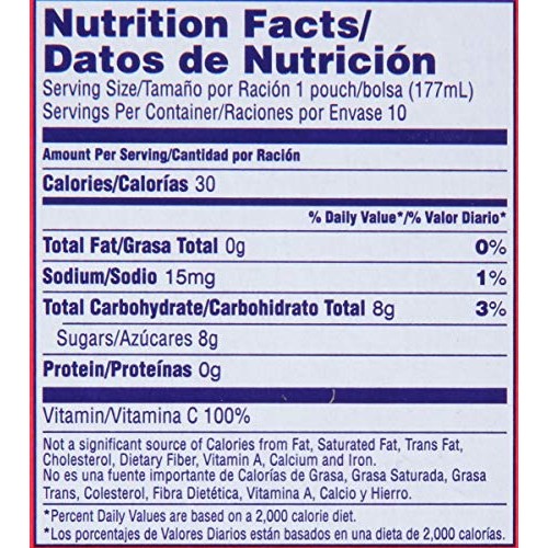 Kool-Aid Jammers Cherry Flavored Juice Drink 10 Pouches