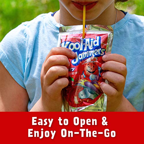 Kool-Aid Jammers Cherry Flavored Juice Drink 10 Pouches