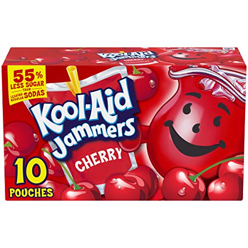 Kool-Aid Jammers Cherry Flavored Juice Drink 10 Pouches