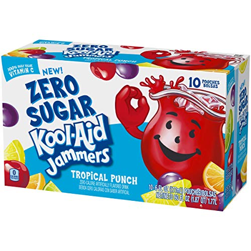Kool-Aid Zero Sugar Jammers Tropical Punch Flavored Juice Drink