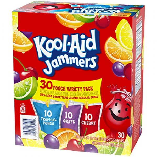 Kool-Aid Jammers Variety Pack 30 - 6 oz Pouches
