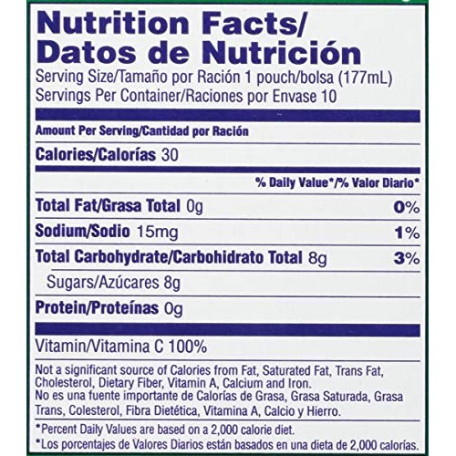 Kool-Aid Jammers Watermelon Flavored Juice Drink 10 Pouches