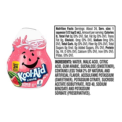 Kool-Aid Liquid Drink Mix Variety Pack, 1 Cherry, 1 Grape, 1 Tro