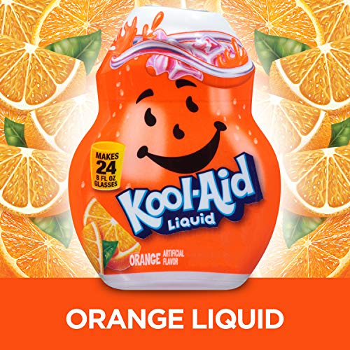 Kool-Aid Orange Flavored Liquid Drink Mix 1.62 Oz Bottle