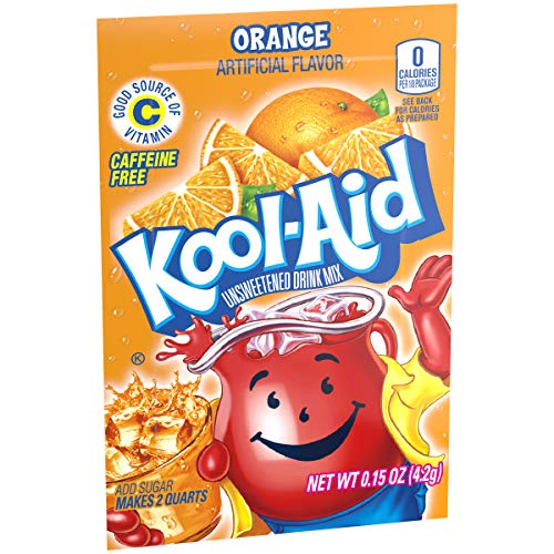 Kool-Aid Orange Flavored Unsweetened Caffeine Free Powdered Drin