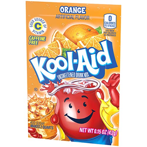 Kool-Aid Orange Flavored Unsweetened Caffeine Free Powdered Drin