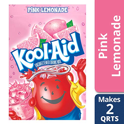 Kool-Aid Pink Lemonade Flavored Unsweetened Caffeine Free Powder