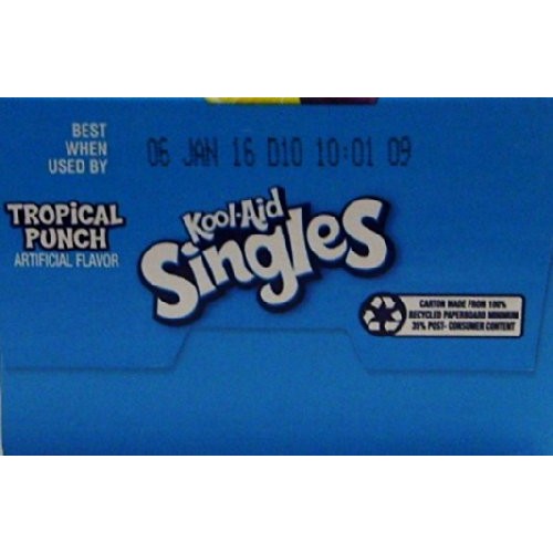 Kool-Aid Singles Tropical Punch Soft Drink Mix- 12 Ct