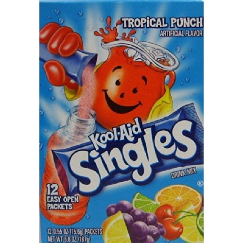 Kool-Aid Singles Tropical Punch Soft Drink Mix- 12 Ct
