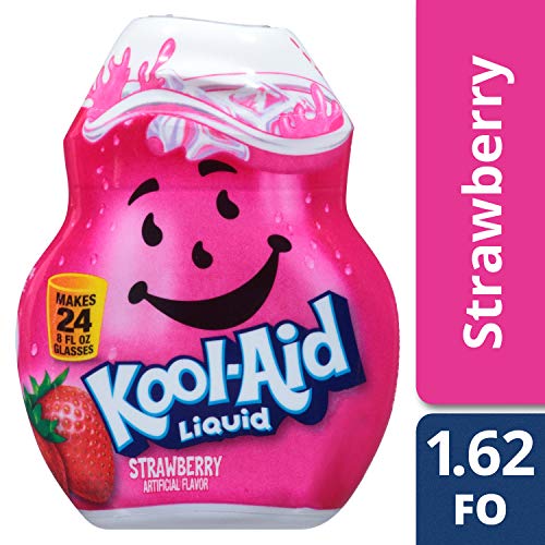 Kool-Aid Strawberry Flavored Liquid Drink Mix 1.62 Oz Bottle
