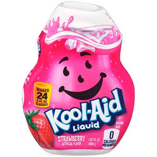 Kool-Aid Strawberry Flavored Liquid Drink Mix 1.62 Oz Bottle