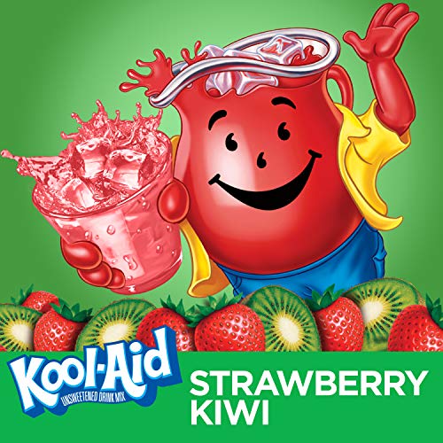 Kool-Aid Strawberry Kiwi Flavored Unsweetened Caffeine Free Powd