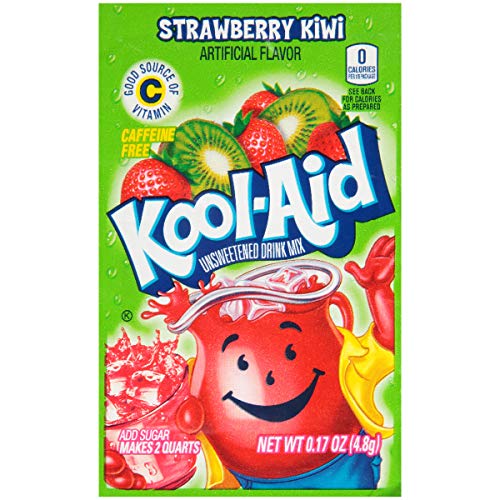 Kool-Aid Strawberry Kiwi Flavored Unsweetened Caffeine Free Powd