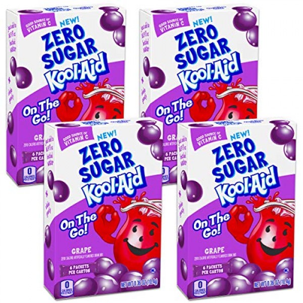 Kool-Aid Sugar Free Low Calorie Drink Mix 6 Easy Open Packets P