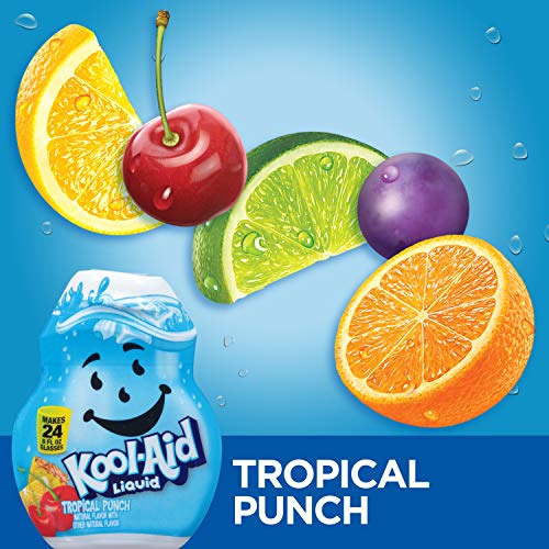 Kool-Aid Tropical Punch Flavored Liquid Drink Mix 1.62 Oz Bottle