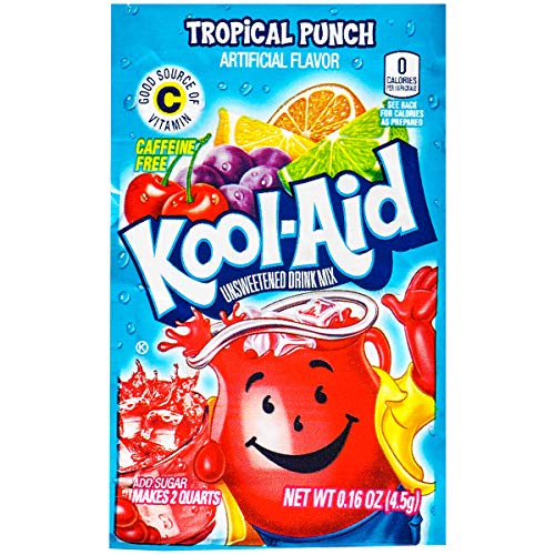 Kool-Aid Tropical Punch Flavored Unsweetened Caffeine Free Powde