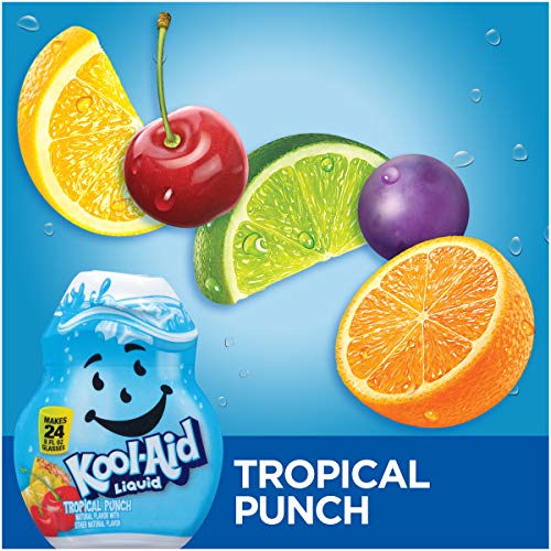Kool Aid Tropical Punch Liquid Drink Mix, 1.62 Fluid Ounce -- 12