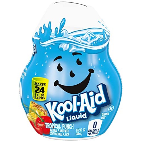 Kool-Aid Tropical Punch Liquid Drink Mix, Caffeine Free, 1.62 FL...