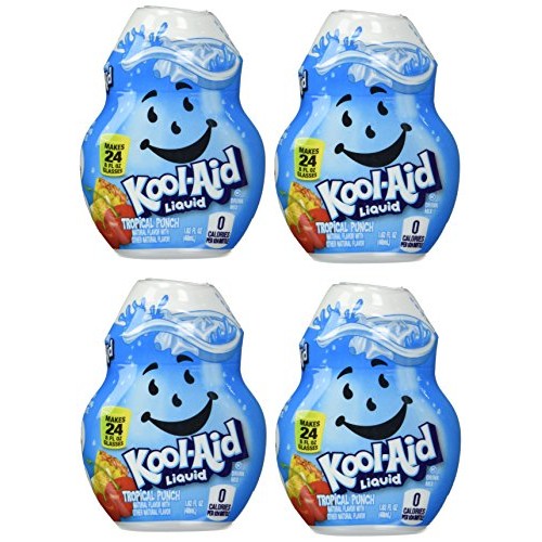 Kool-Aid Tropical Punch Liquid Drink Mix, Caffeine Free, 1.62 Fl