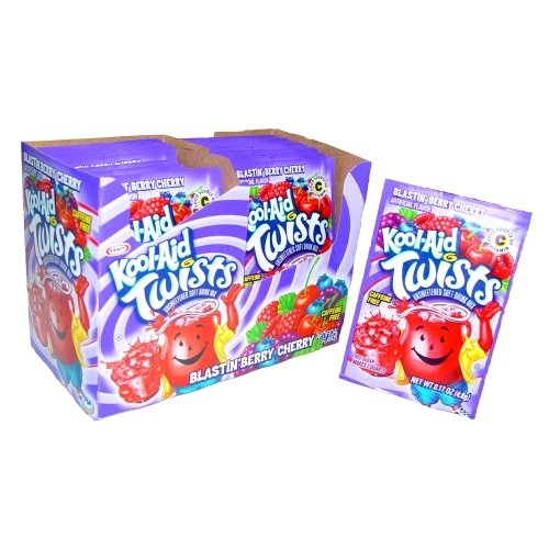 Kool-Aid Twists Blastin Berry Cherry Unsweetened Soft Drink Mix Kool-Aid Twists Blastin Berry Cherry Unsweetened Soft Drink Mix