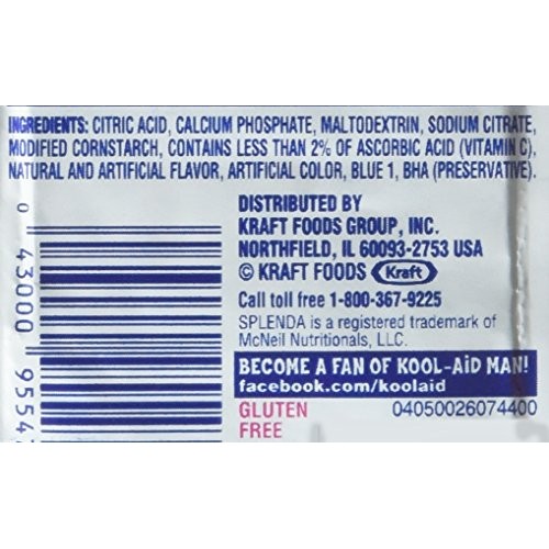 Kool-Aid Twists Soft Drink Mix - Ice Blue Raspberry Lemonade Uns