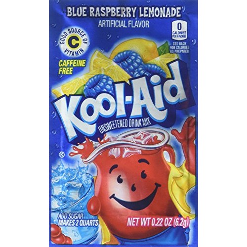 KoolAid Twists Soft Drink Mix Ice Blue Raspberry Lemonade