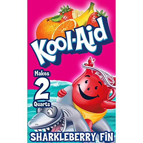 Kool-Aid Sharkleberry Fin Flavored Unsweetened Caffeine Free Pow