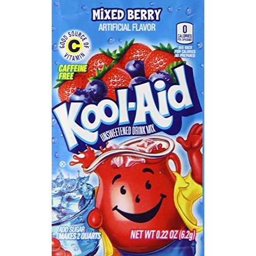 Kool-Aid Unsweetened Drink Mix 12 Pack Mixed Berry