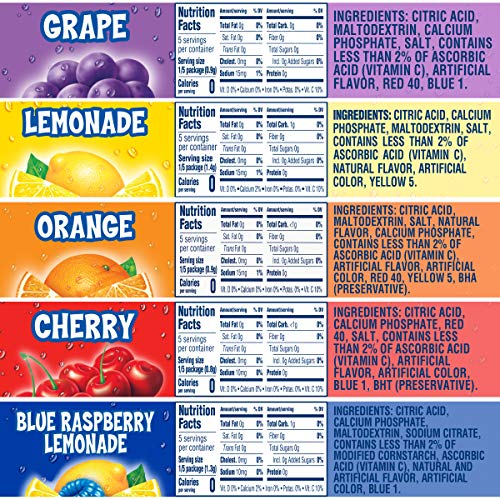 Kool-Aid Unsweetened Fruit Variety Zero Calories Powdered Drink ...