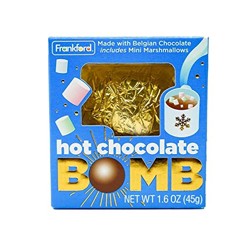 Frankford Large Hot Chocolate Bombs 4-Pack With Belgian Chocolat