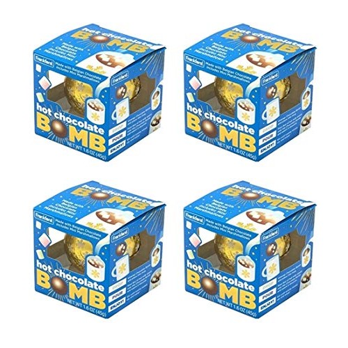 Frankford Large Hot Chocolate Bombs 4-Pack With Belgian Chocolat