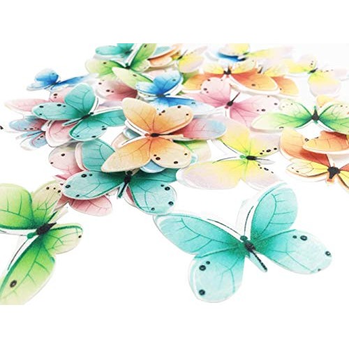 Set Of 30 Edible Butterfly Cupcake Toppers Wedding Cake Birthday