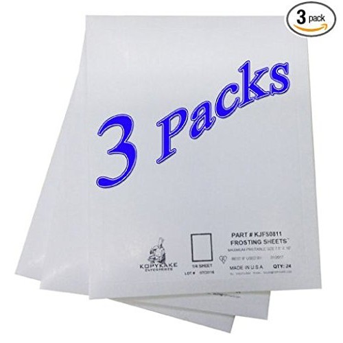 Kopykake Frosting Sheets 1/4 Sheet