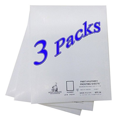 Kopykake Frosting Sheets 1/4 Sheet