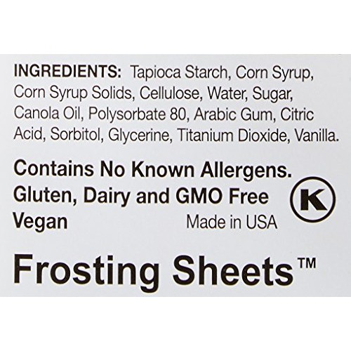Kopykake Fs0811 - T Frosting Sheets, 24 Count