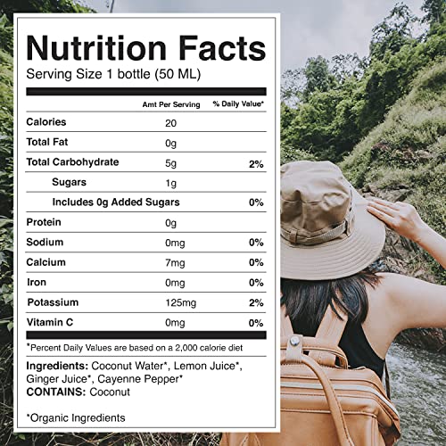 KOR Shots Ginger Shot - 12 Pack x 1.7 Fl Oz - Wellness Shot - Fr...