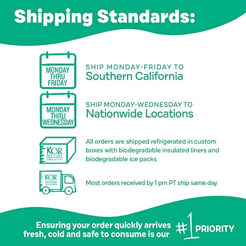 KOR Shots Ginger Shot - 12 Pack x 1.7 Fl Oz - Wellness Shot - Fr...