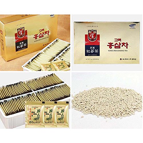 Original Korean Red Ginseng Tea 0.1Oz3G 100 Packets With Korea