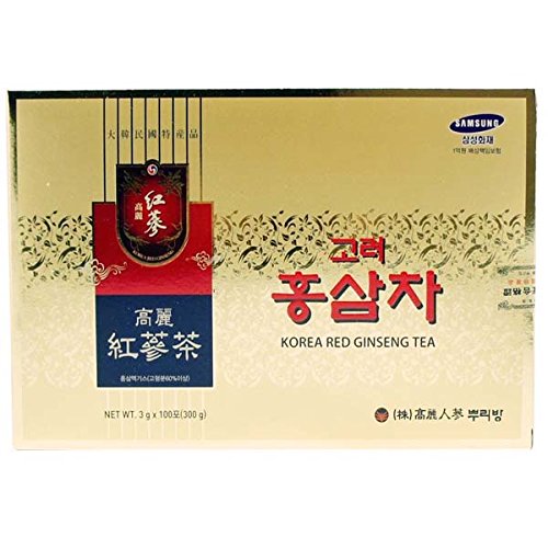 Original Korean Red Ginseng Tea 0.1Oz3G 100 Packets With Korea