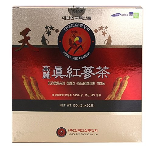 Korean Red Ginseng Tea 3G X 50 Packets Korean Ginseng Tea Made I
