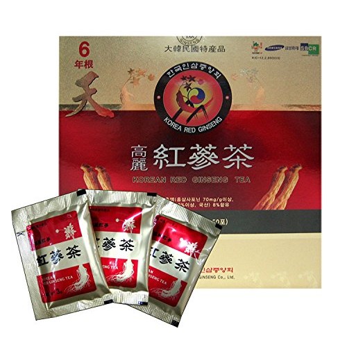 Korean Red Ginseng Tea 3G X 50 Packets Korean Ginseng Tea Made I