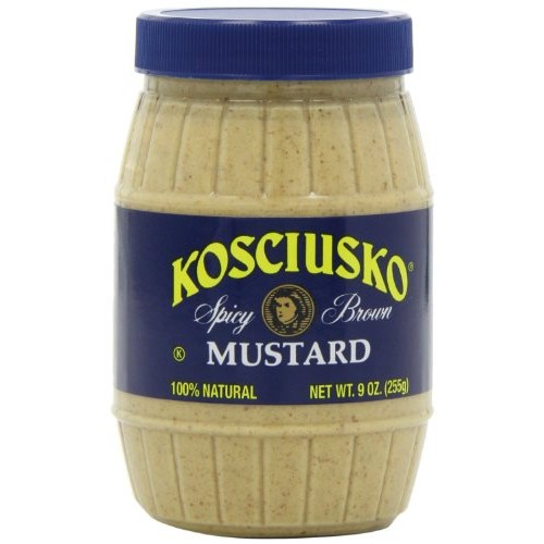Kosciusko Zesty Spicy Brown Mustard 9 Ozpack Of 2