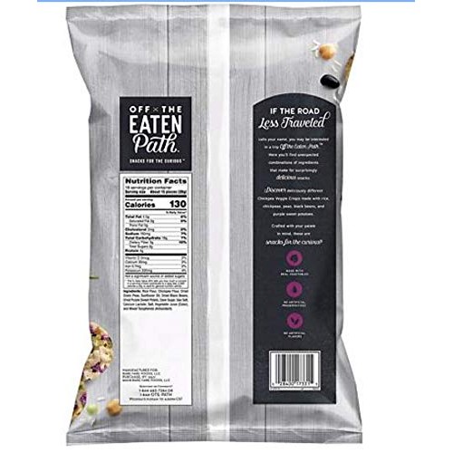 Off The Eaten Path Chickpea Veggie Crisps 19 Oz. Pack Of 2
