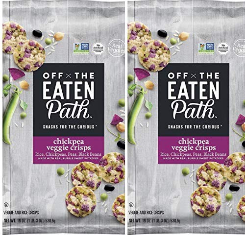 Off The Eaten Path Chickpea Veggie Crisps 19 Oz. Pack Of 2