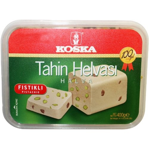 Koska Halva Pistachio, 400-Gram Boxes Pack Of 2