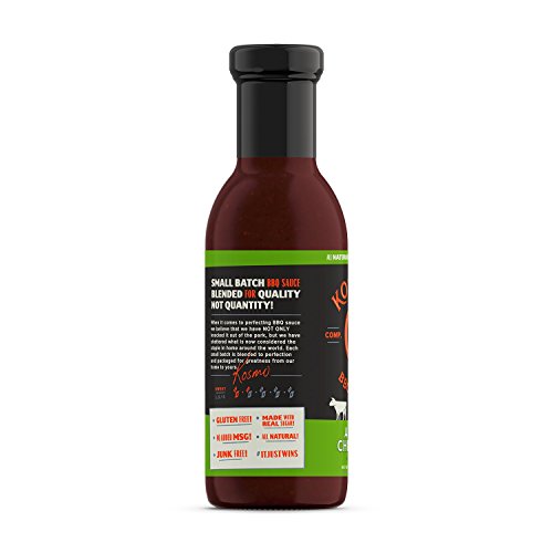 Kosmos Q Sweet Apple Chipotle Bbq Sauce | Sweet &Amp; Smoky Flavor |