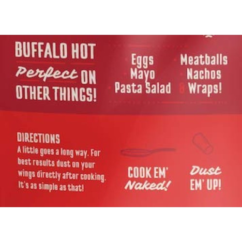 Kosmos Q Buffalo Hot Wing Dust | Chicken Wing Seasoning | Dry Bb