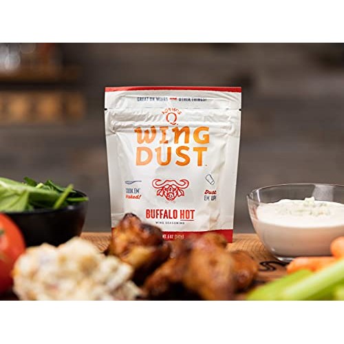 Kosmos Q Buffalo Hot Wing Dust | Chicken Wing Seasoning | Dry Bb