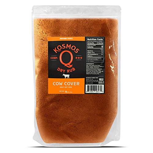 Kosmos Q Cow Cover Bbq Rub | Savory Blend | Great On Brisket, St
