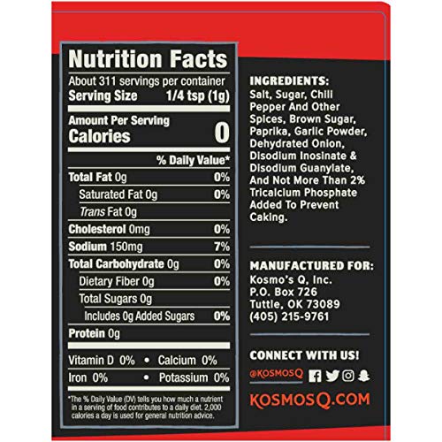 Kosmos Q Dirty Bird Bbq Rub | Savory Blend | Great On Ribs, Chic